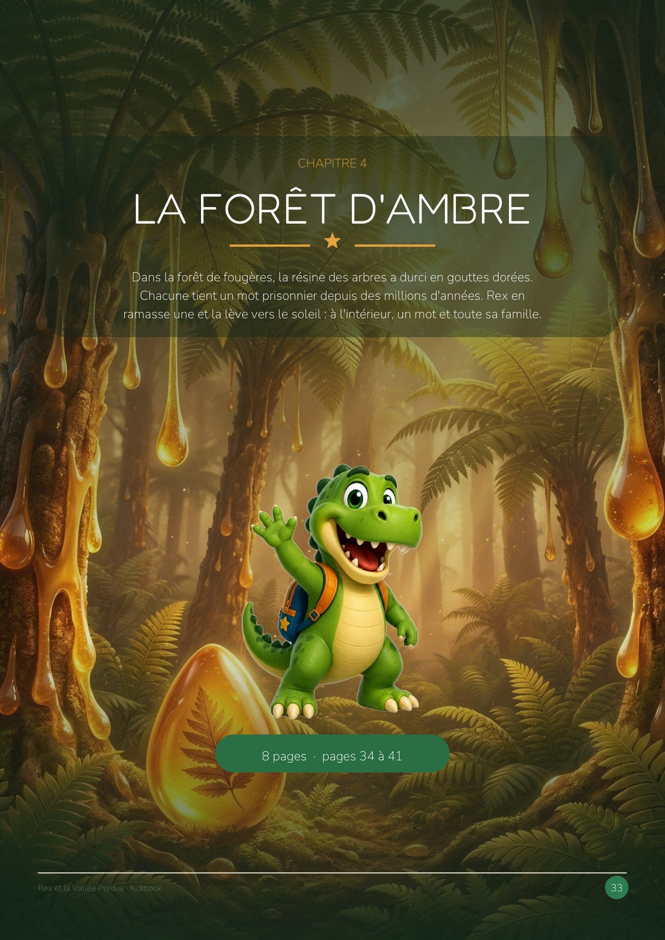 Aperçu intérieur — Rex et la Vallée Perdue — Grand cahier d'activités CM1