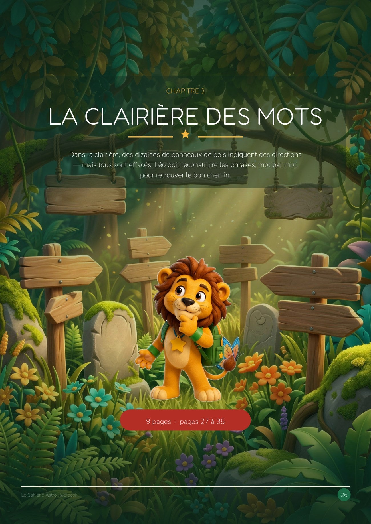Aperçu intérieur — Léo et la Carte de la Jungle — Grand cahier d'activités CE1