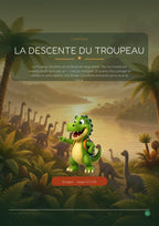 Aperçu intérieur — Rex et la Vallée Perdue — Grand cahier d'activités CM1