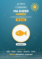 Ma Super Année CP — Kidibook — couverture (monde Océan)