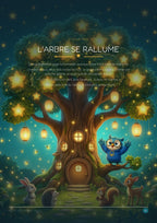 Aperçu intérieur — Bibou et l'Arbre aux Étoiles — Grand cahier d'activités GS