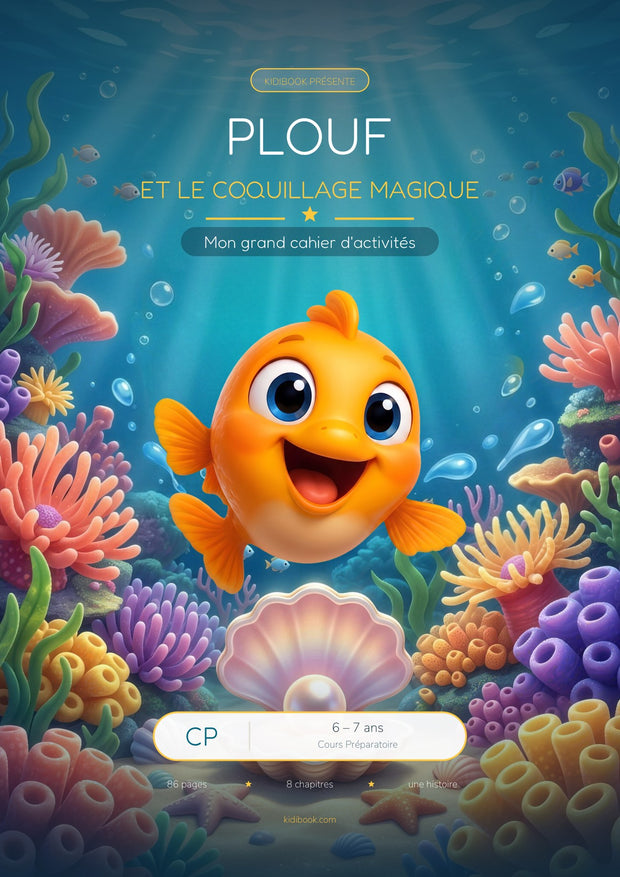 Plouf et le Coquillage Magique — Grand cahier d'activités CP