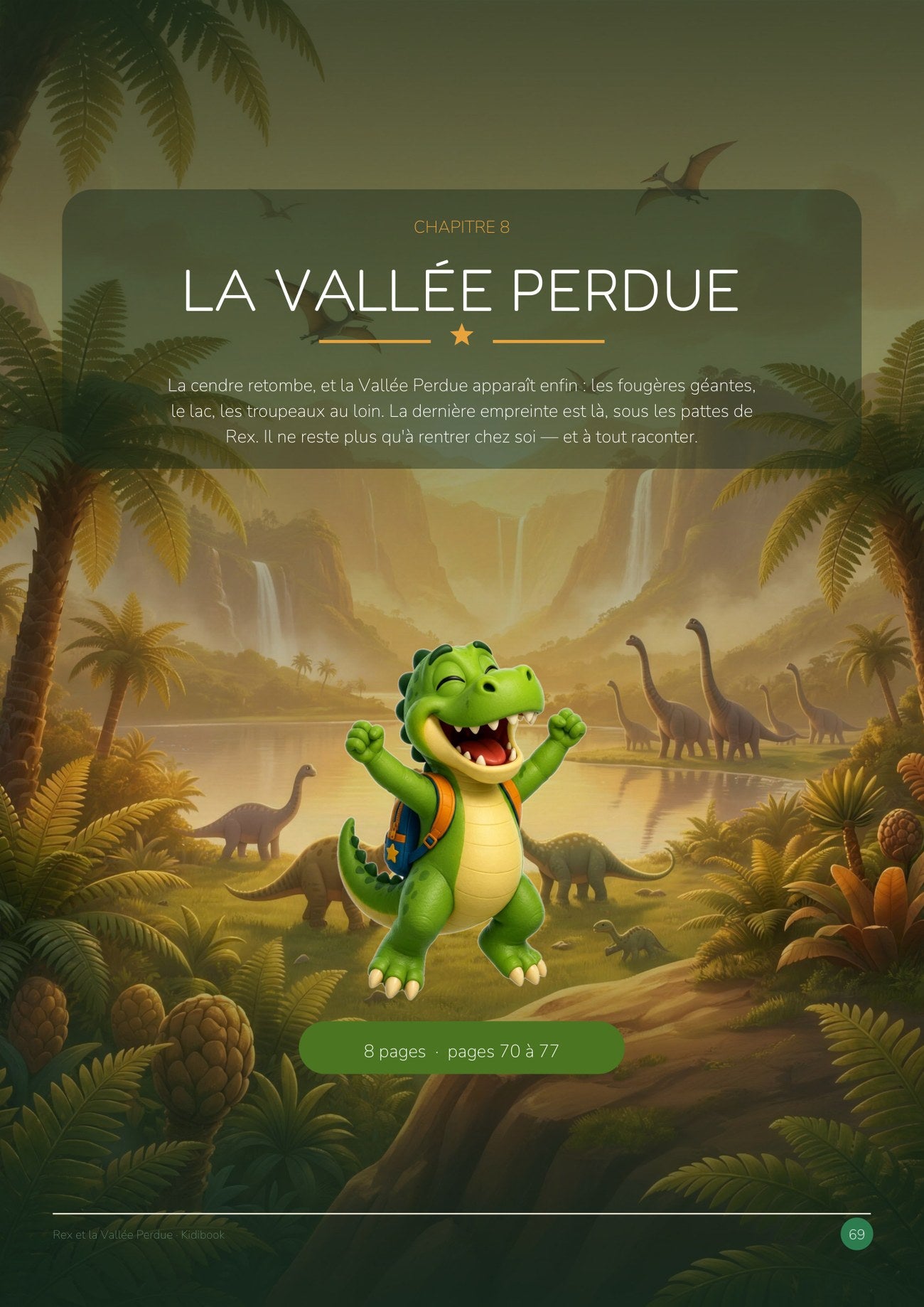 Aperçu intérieur — Rex et la Vallée Perdue — Grand cahier d'activités CM1