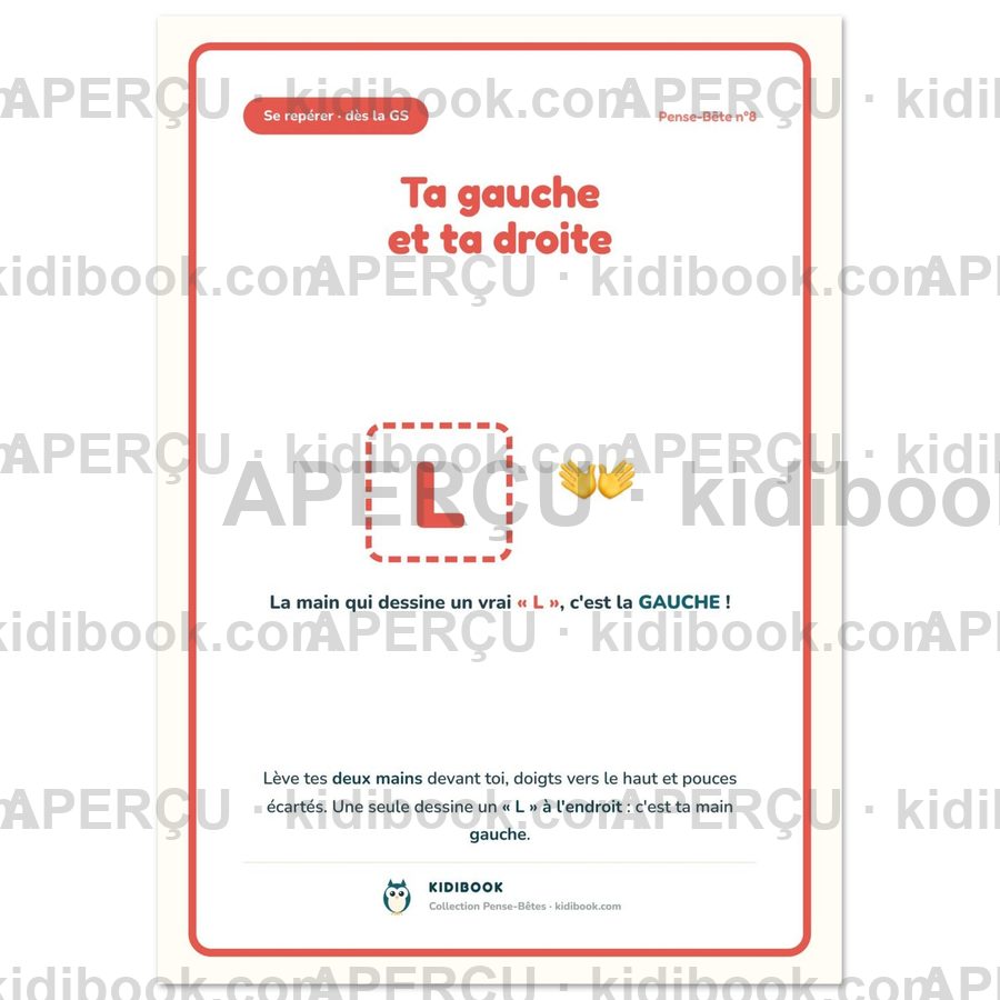 Couverture — Affiche « Ta gauche et ta droite »