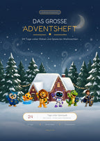 Das große Adventsheft — 24 Tage voller Aktivitäten mit den 6 Maskottchen