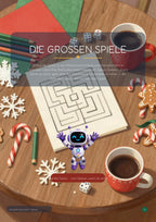 Das große Adventsheft — 24 Tage voller Aktivitäten mit den 6 Maskottchen — Innenseite