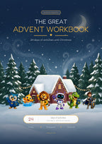 The Great Advent Workbook — 24 days of activities with the 6 mascots