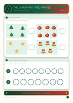 The Great Advent Workbook — 24 days of activities with the 6 mascots — inside page