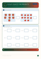 The Great Advent Workbook — 24 days of activities with the 6 mascots — inside page