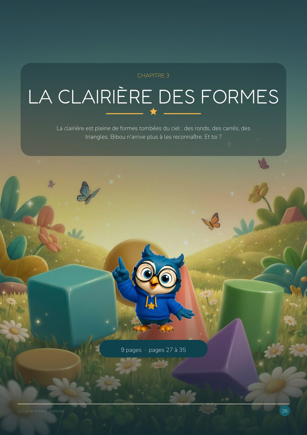 Aperçu intérieur — Bibou et l'Arbre aux Étoiles — Grand cahier d'activités GS