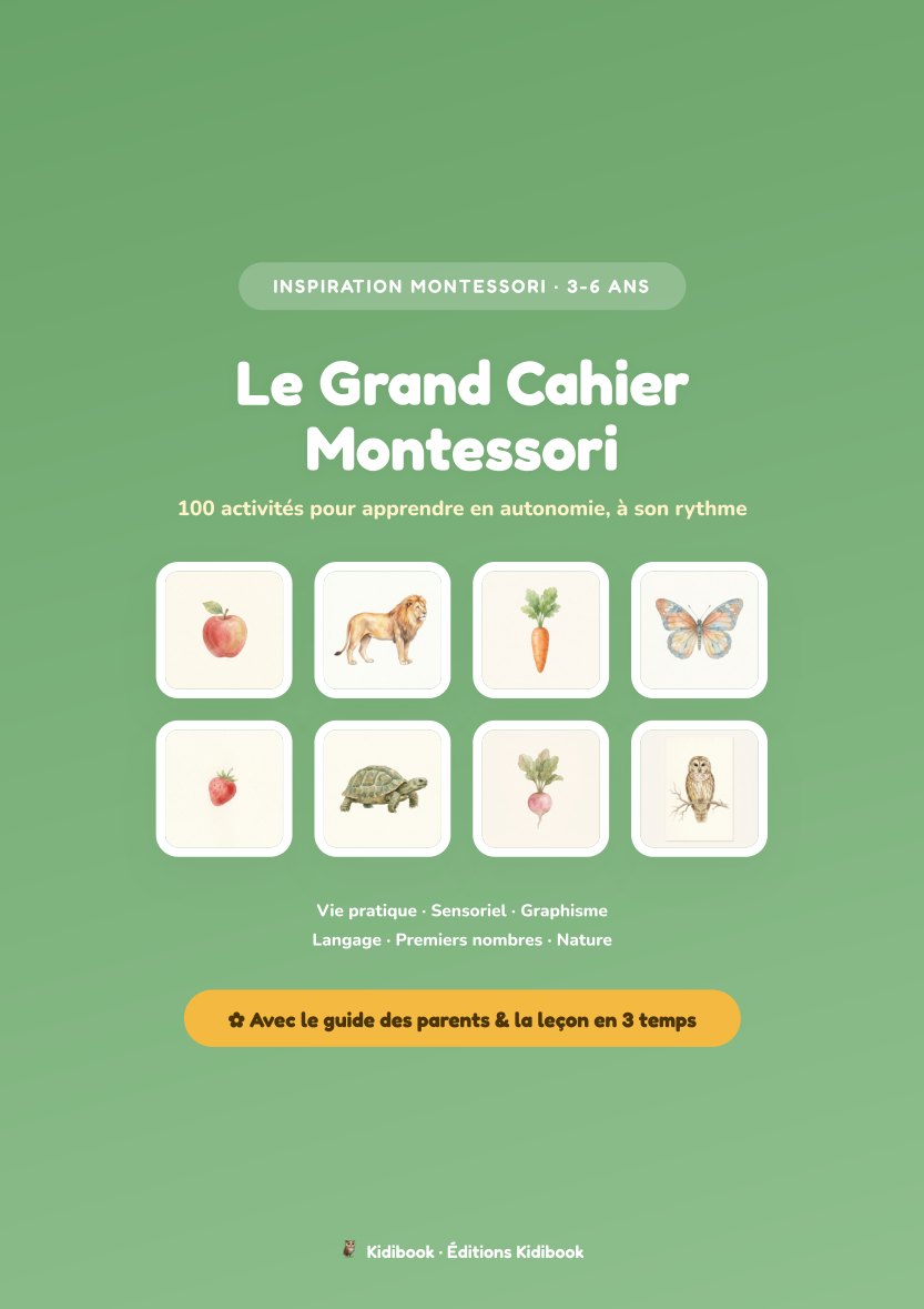 Le Grand Cahier Montessori — 100 activités 3-6 ans (livre broché)
