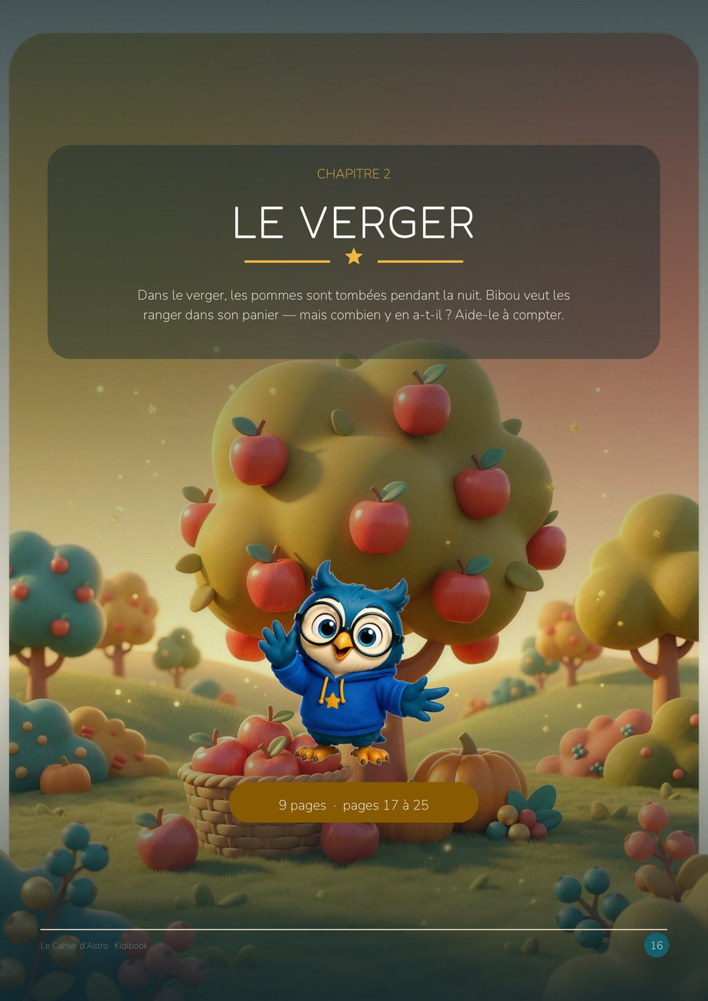 Aperçu intérieur — Bibou et l'Arbre aux Étoiles — Grand cahier d'activités GS