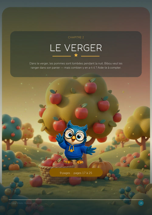 Aperçu intérieur — Bibou et l'Arbre aux Étoiles — Grand cahier d'activités GS