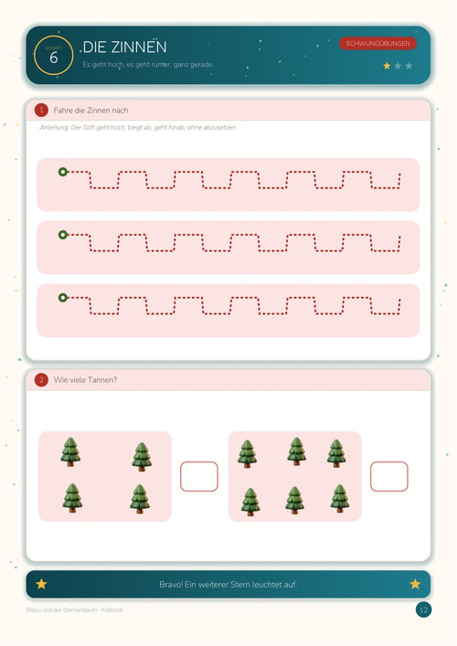 Bibou und der Sternenbaum — Großes Mitmachheft GS — Innenseite