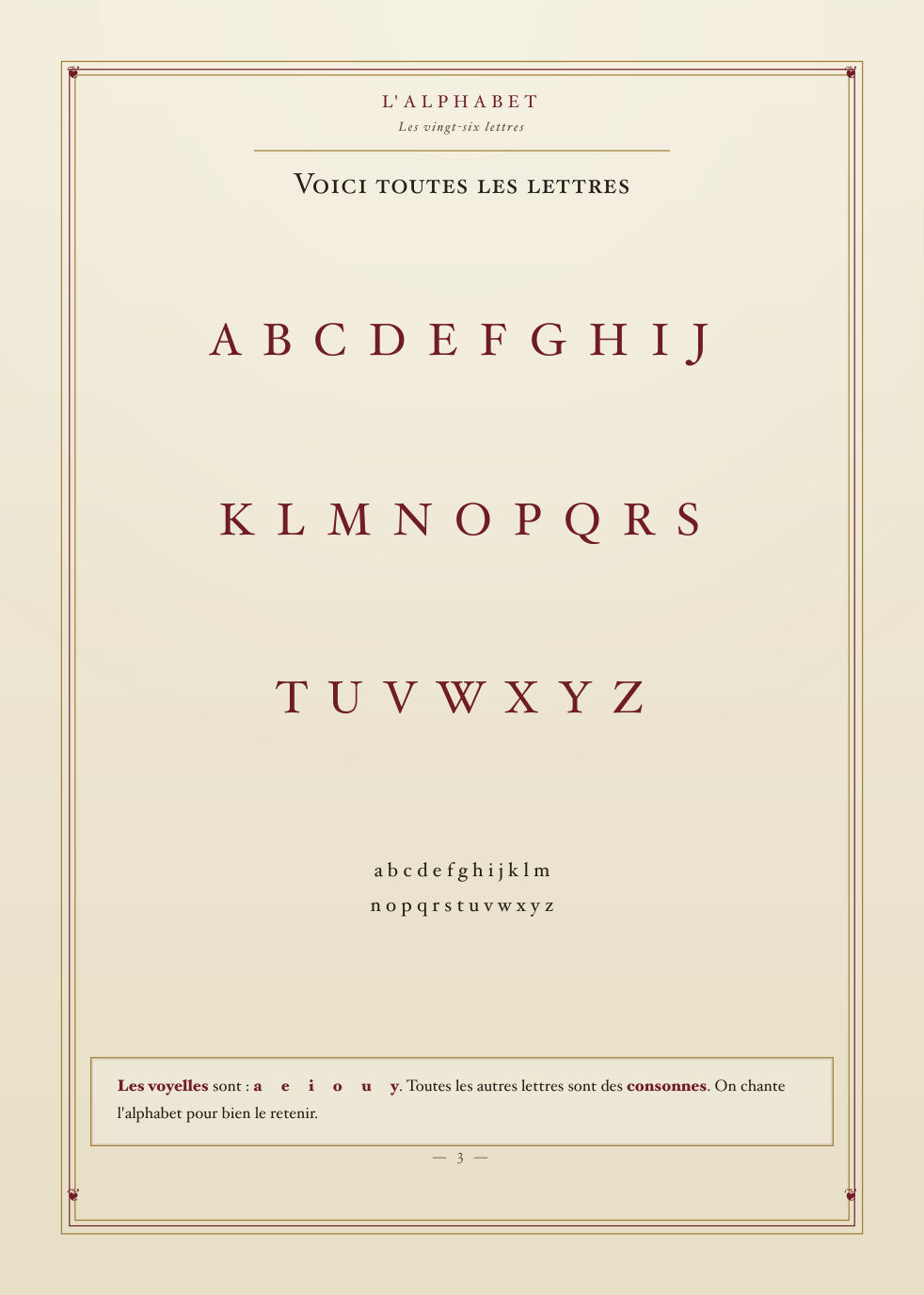 Aperçu intérieur — Le Premier Livre de Lecture (1950) — Tome I, CP (page 3)