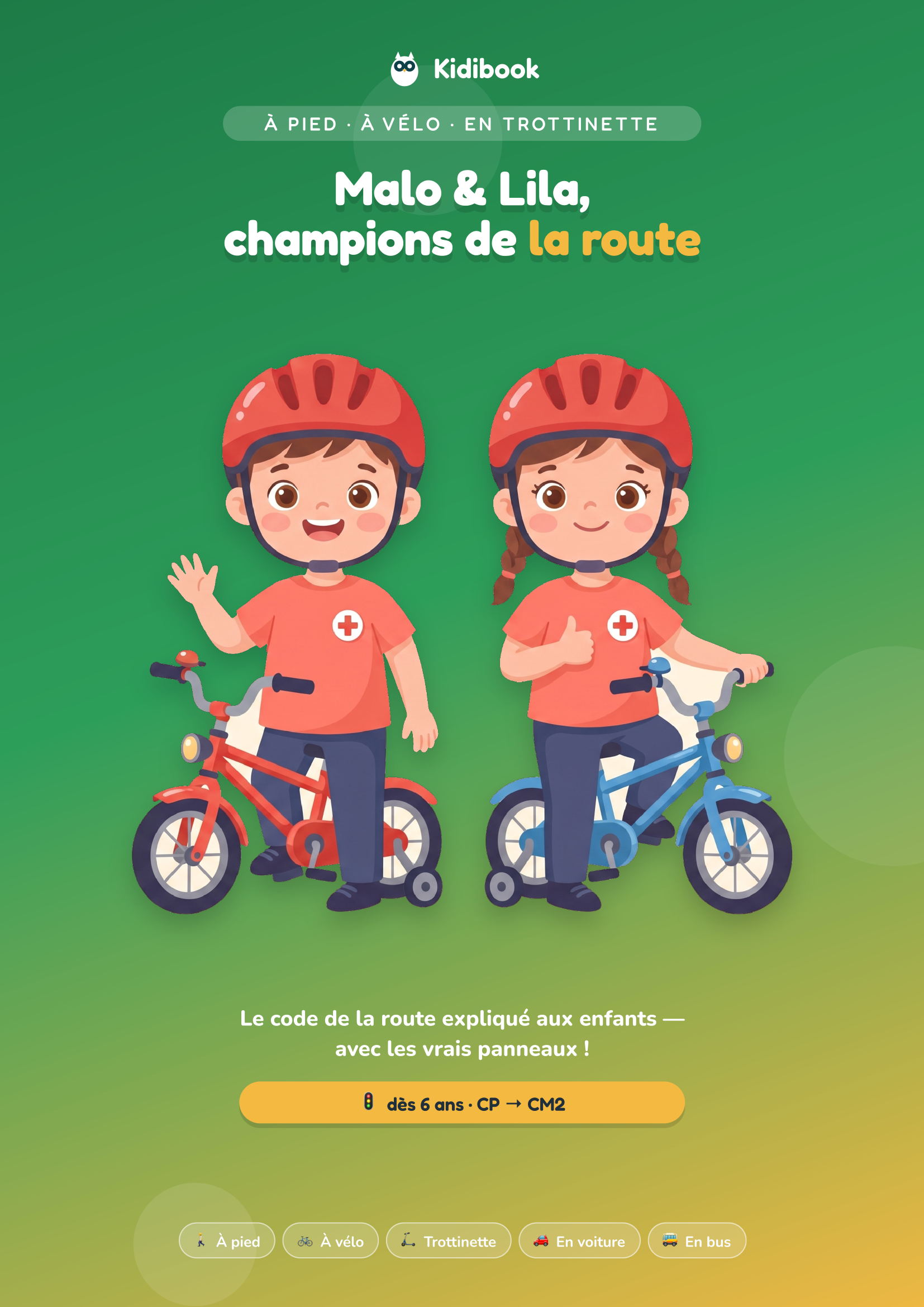 Malo & Lila, champions de la route — couverture
