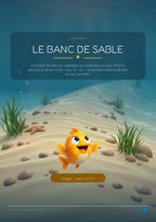 Aperçu intérieur — Plouf et le Coquillage Magique — Grand cahier d'activités CP