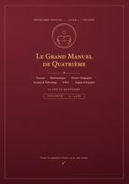 Couverture — Le Grand Manuel de Quatrième — toutes les matières