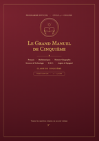 Couverture — Le Grand Manuel de Cinquième — toutes les matières