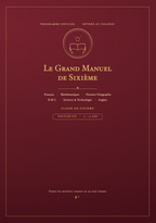 Couverture — Le Grand Manuel de Sixième — toutes les matières