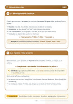 Page histoire-géo : le développement construit