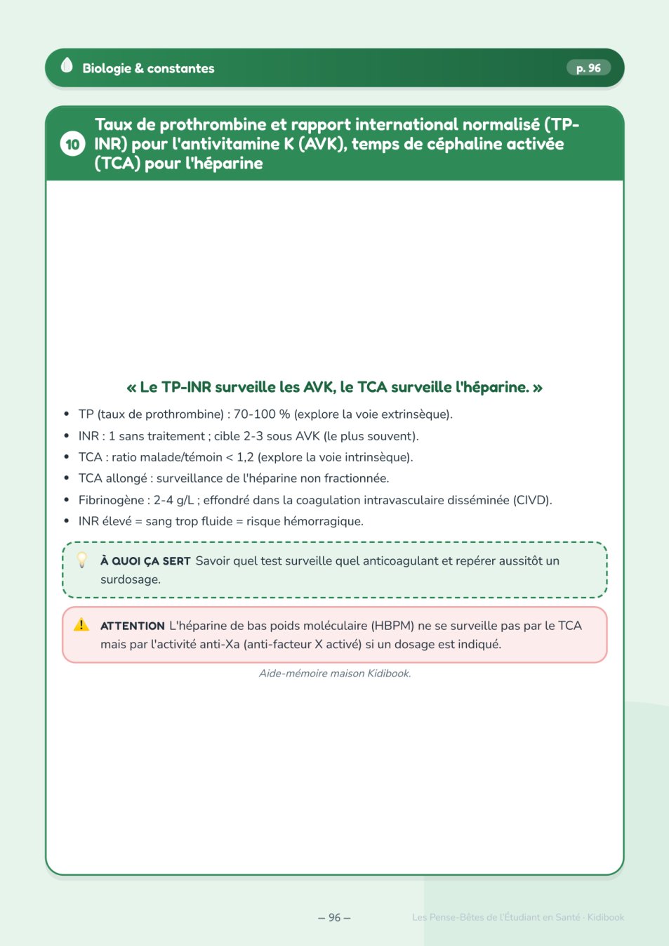 Aperçu intérieur — Les Pense-Bêtes de l'Étudiant en Santé — 150 astuces (IFSI)