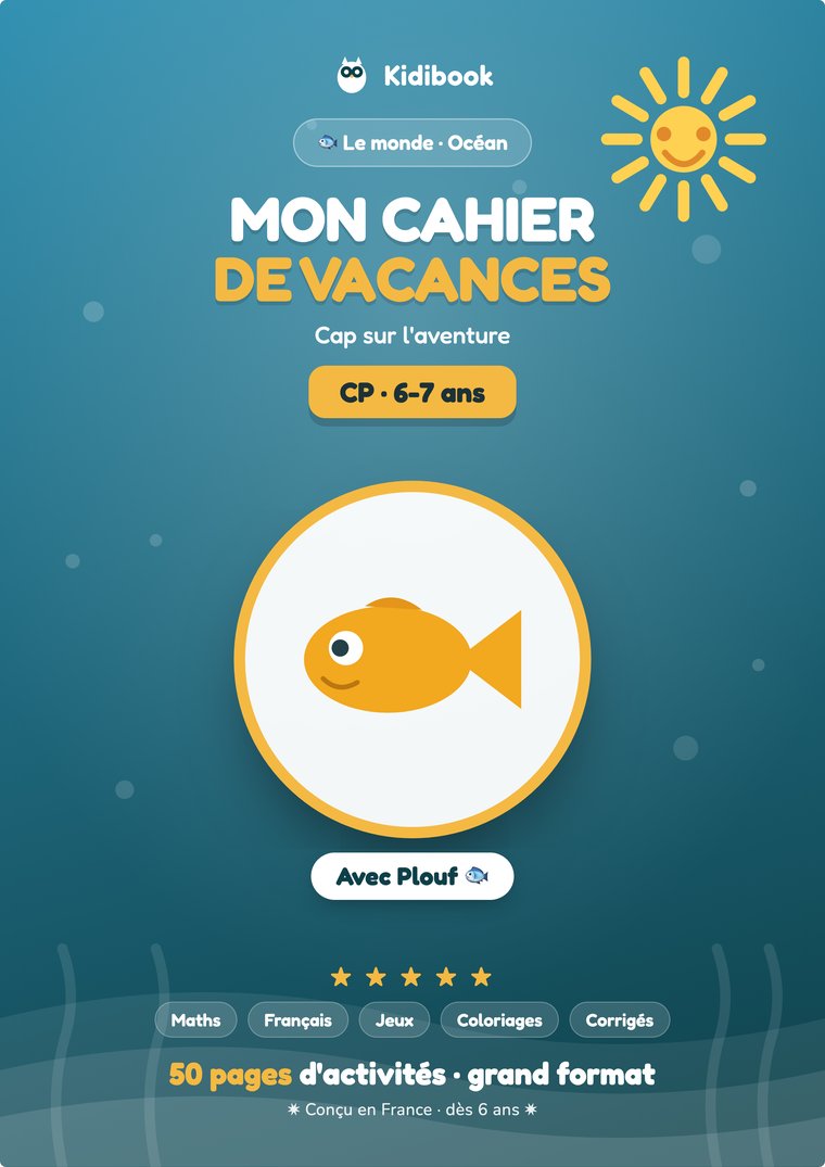 Cahiers de vacances Kidibook