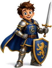Gauvain, la mascotte CM2 Kidibook